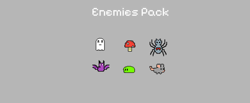 Pixel Art 2D Platformer Enemies Pack – (32x32)