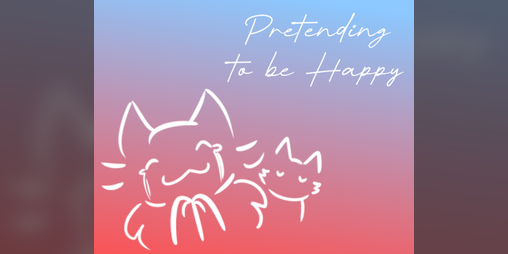 Cover image for Pretending to be Happy