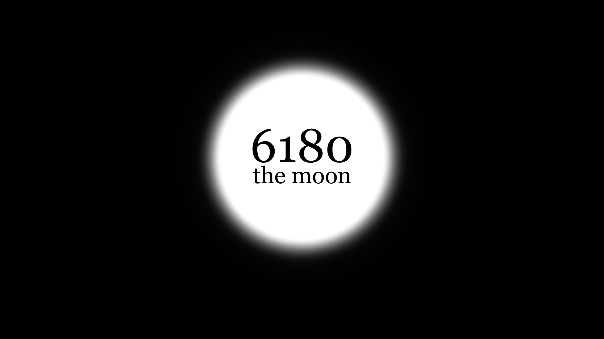 Cover image for 6180 the moon