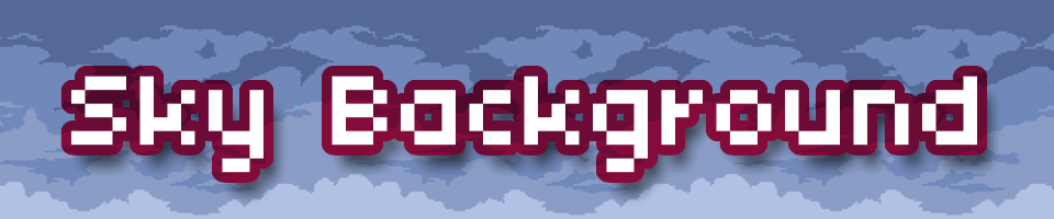 Pixel Sky Background - 2D Endless Background