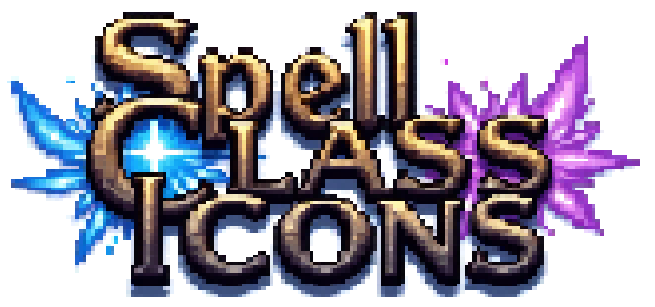 +1400 - Class Fantasy Spell Icons for your Game