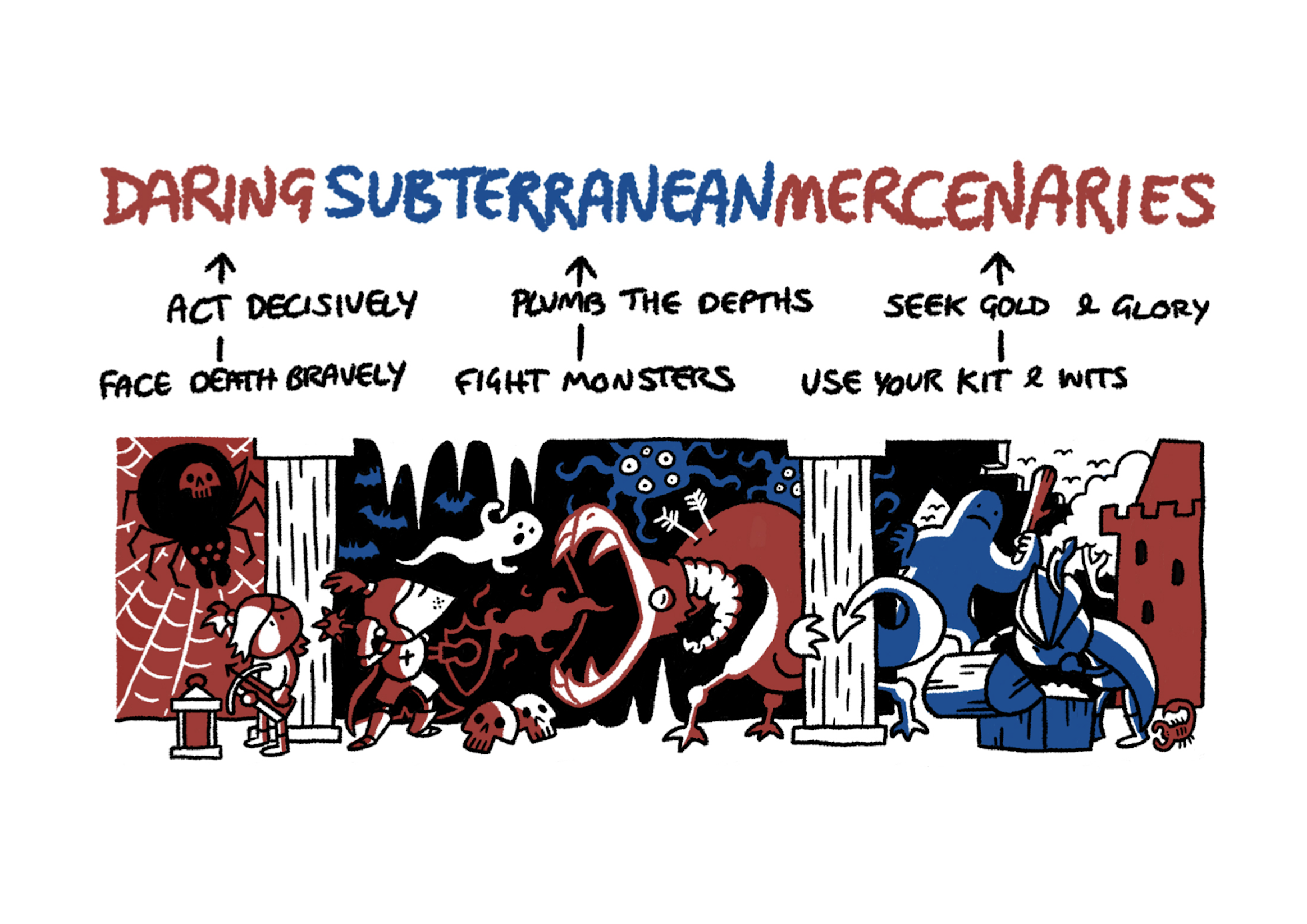 Cover image for Daring Subterranean Mercenaries