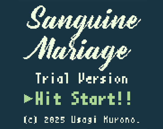 Cover image for Sanguine Mariage (Trial Version)