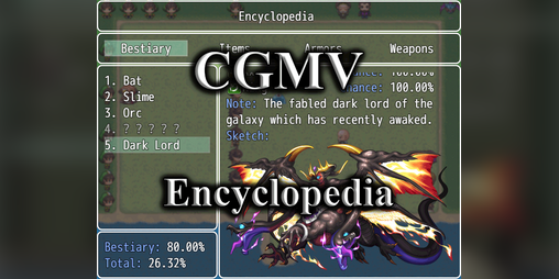 Cover image for CGMV Encyclopedia for RPG Maker MV