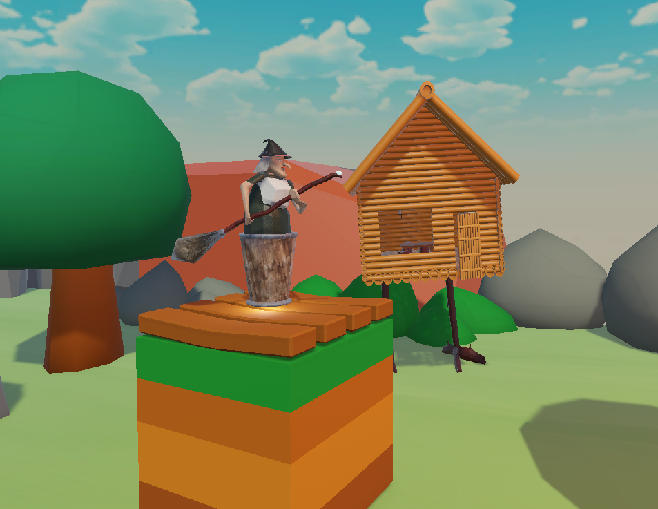 Baba Yaga and Cat
