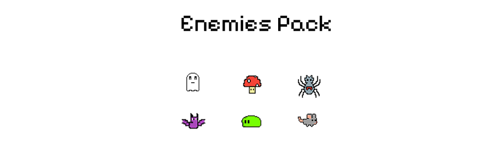 Pixel Art 2D Platformer Enemies Pack – (32x32)