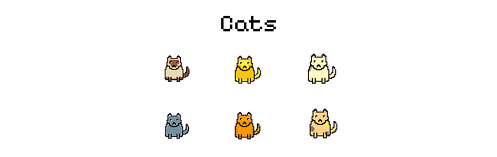 Cute Pixel Cats – Free Pack (64x64)