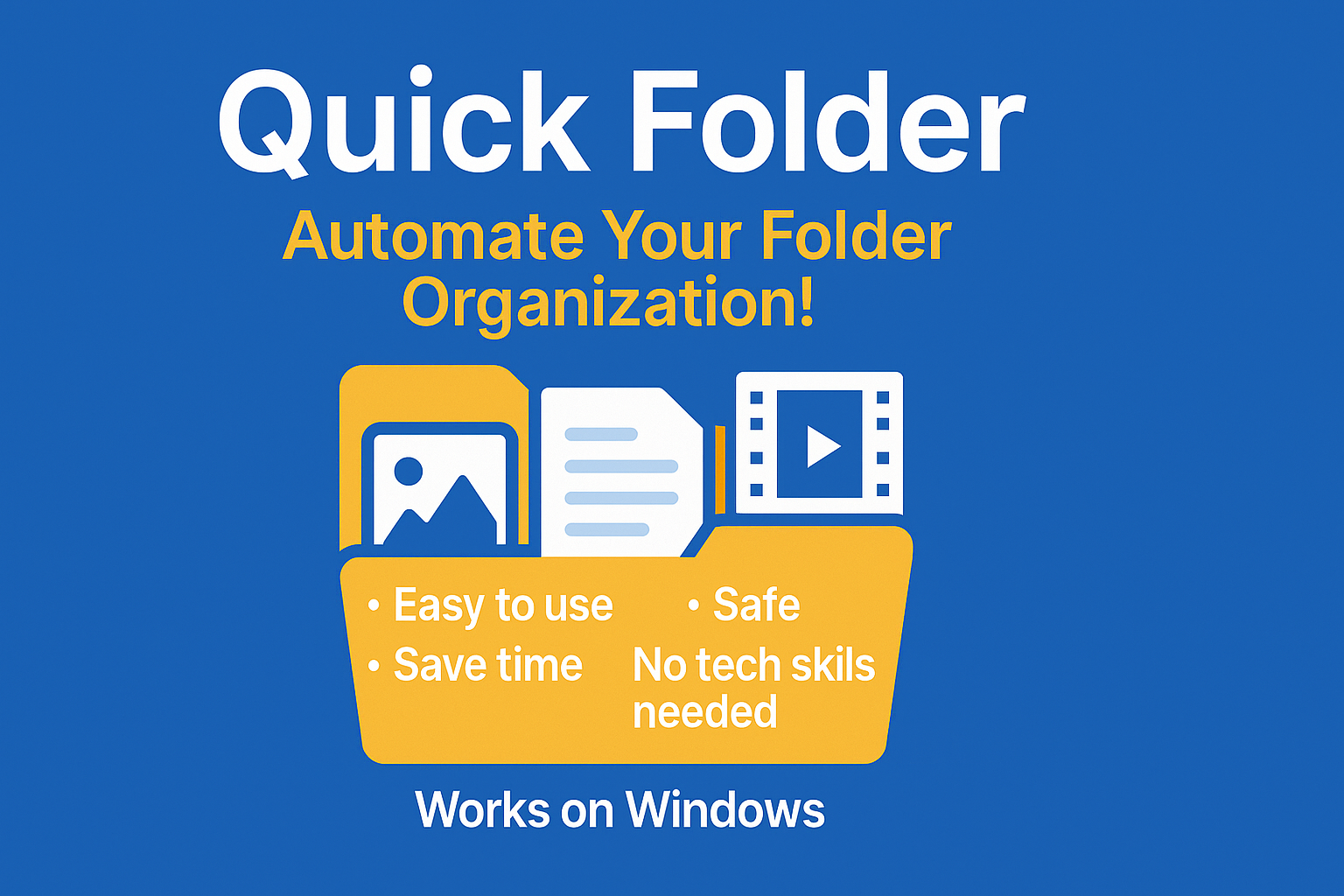 QuickFolder - Organize your files automatically