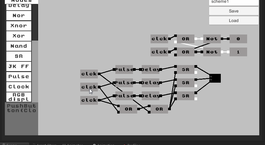 NodeLogic - logic gates simulator