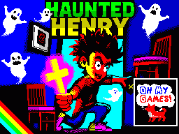 ZX Spectrum browser game - Haunted Henry by OhMyGames!