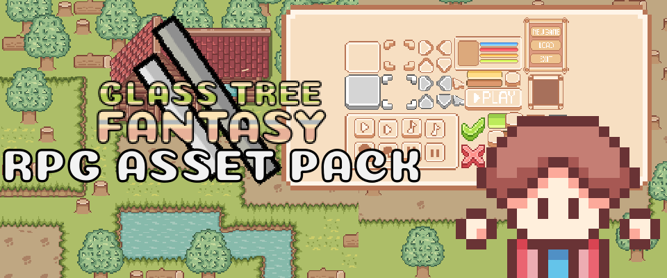 All In One Pixel Art Asset Pack - Sprites, UI, Tilemap, Buildings And More