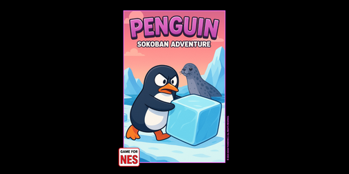 Cover image for Penguin: Sokoban Adventure (NES)