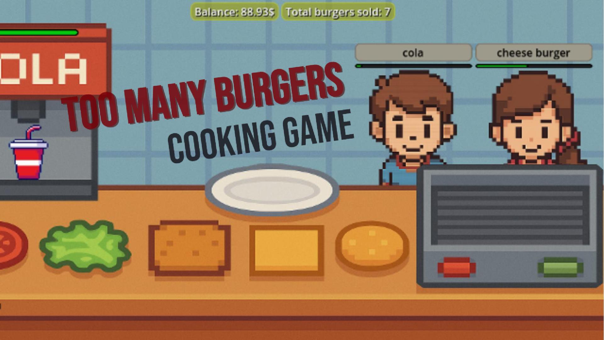 Cover image for Too Many Burgers