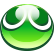 The green Puyo in question