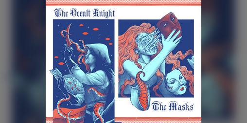 Cover image for The Occult Knight & The Masks Myth for Mythic Bastionland