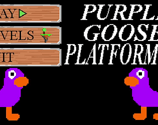 Purple Goose Platformer