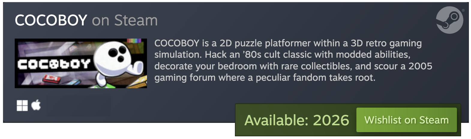 COCOBOY on Steam