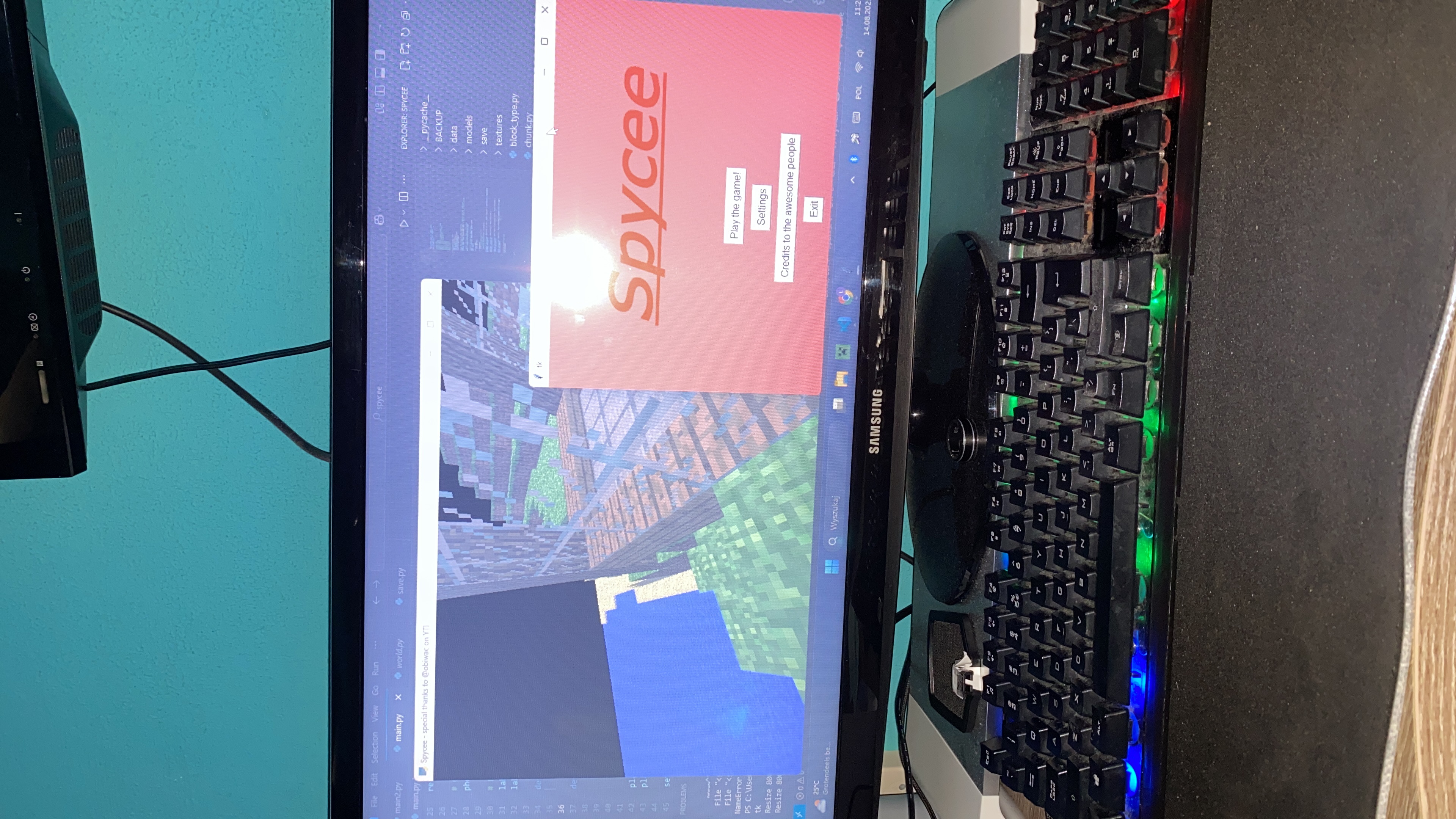 Here is the first screenshot of Spycee - Spycee - an Python copy of ...