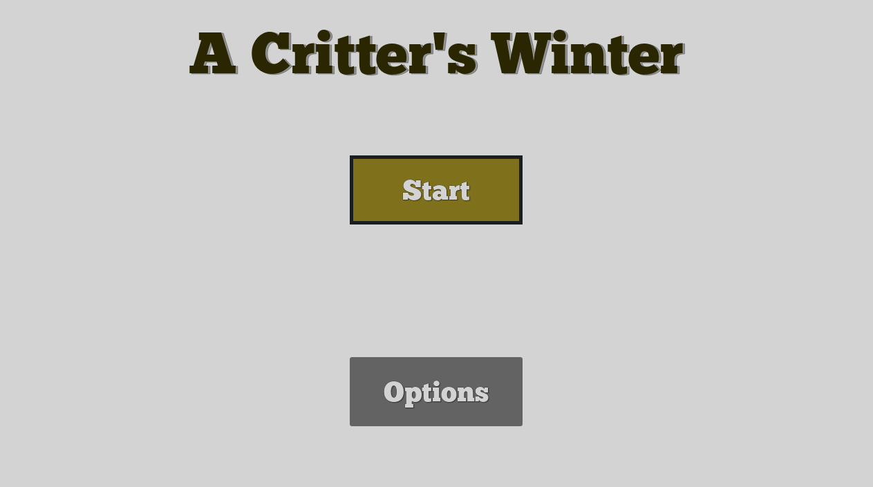 A Critter's Winter