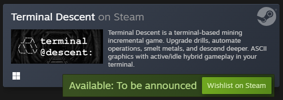 Wishlist on Steam Wishlist on Steam