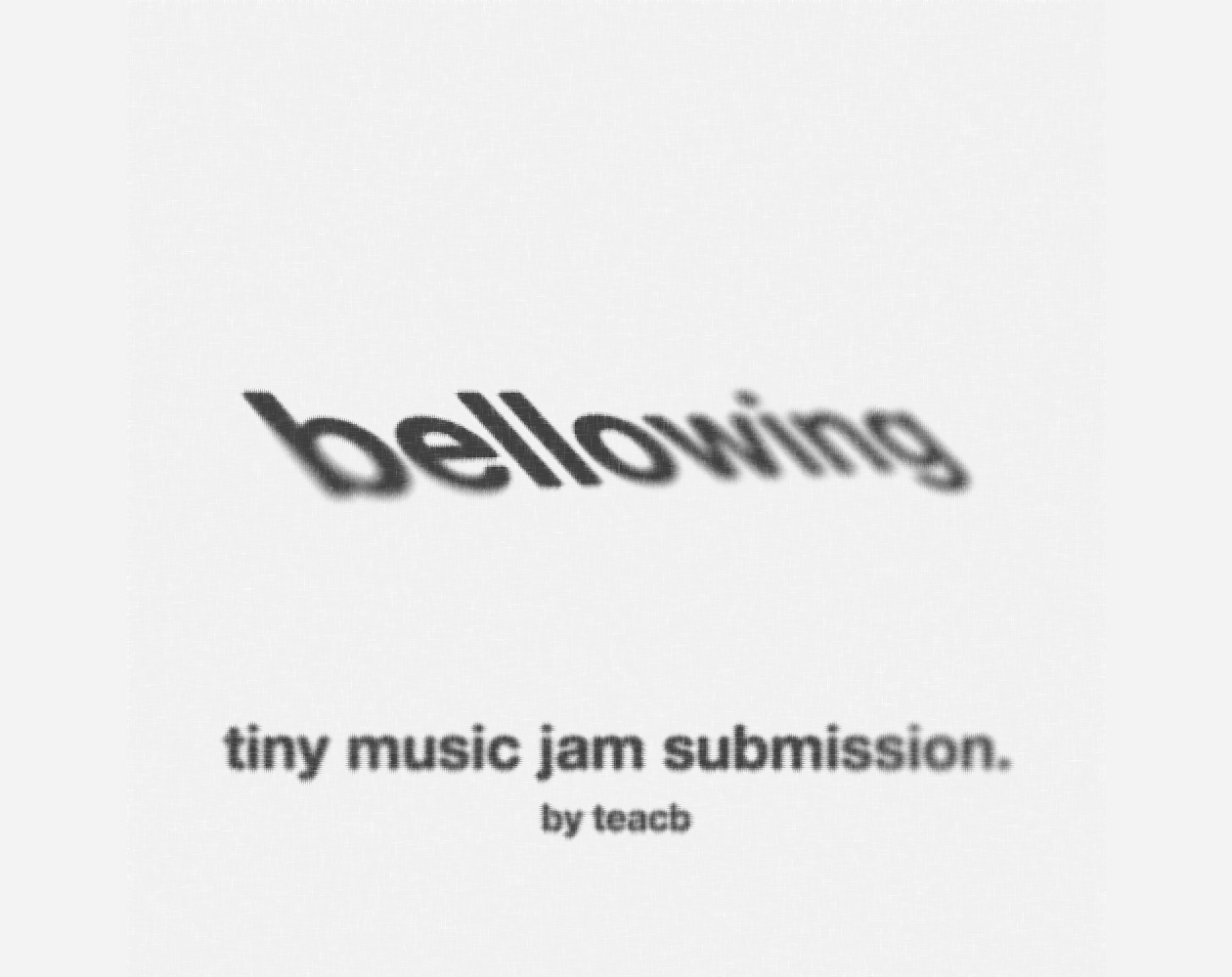 Cover image for bellowing