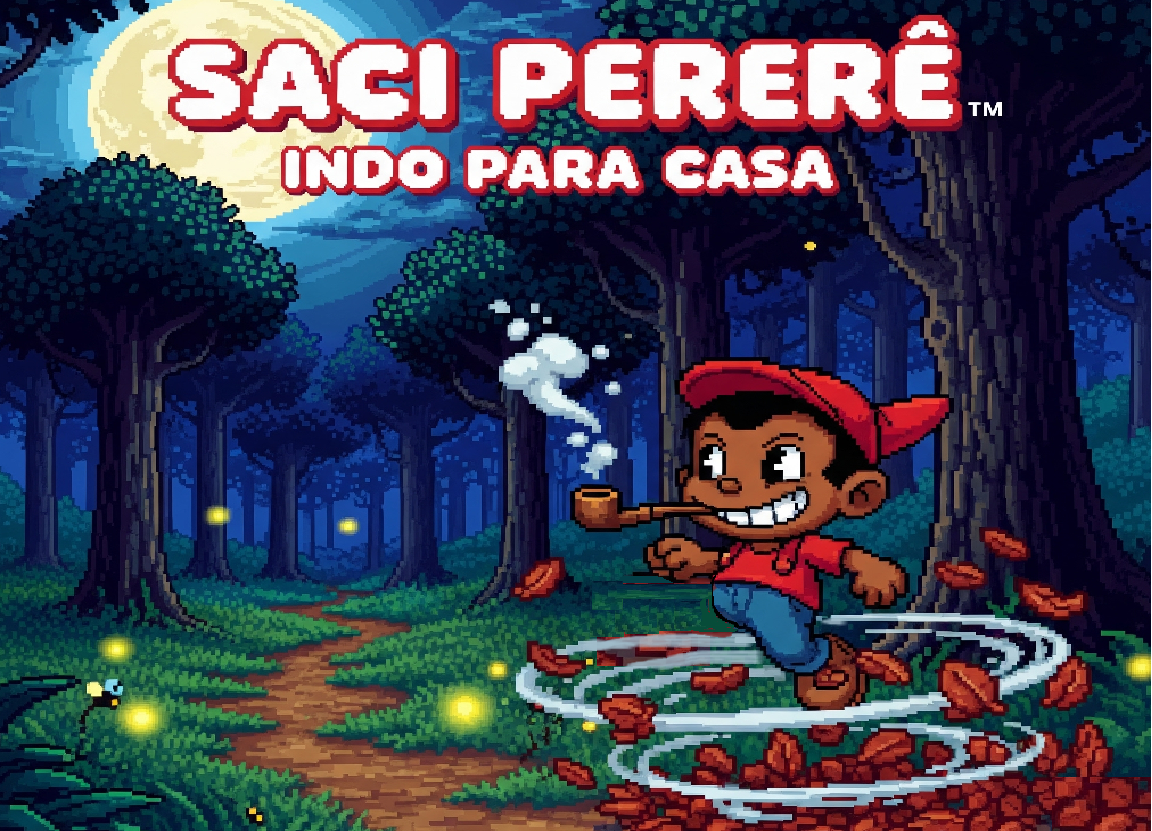 Saci Perere indo para casa