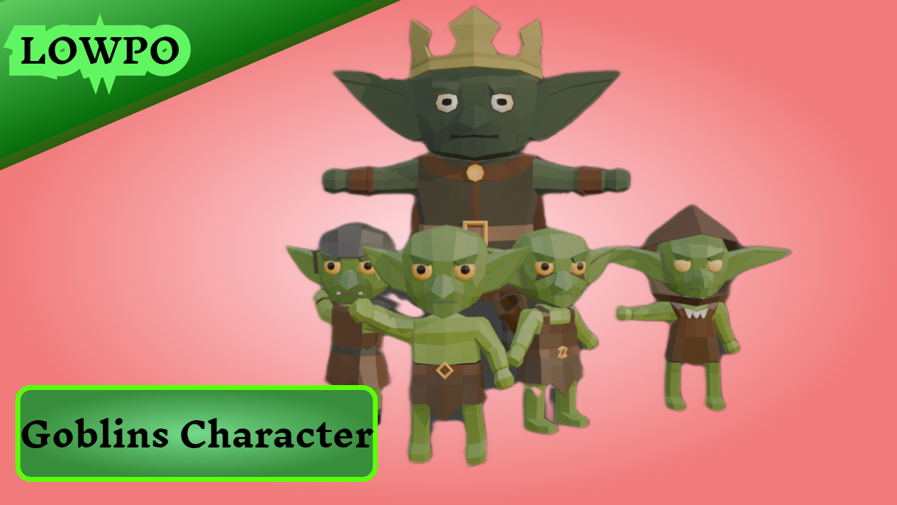 Goblin Lowpoly Assets
