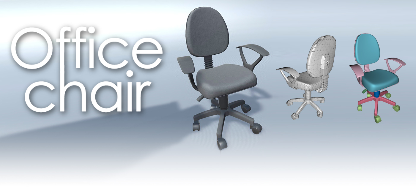 Office Chair Model 3D