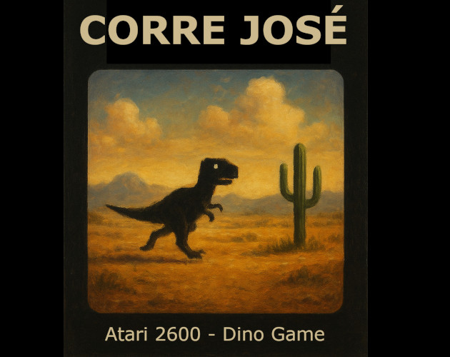Corre José - Atari 2600 - T-Rex Game – Dino Run by fernandosalvio