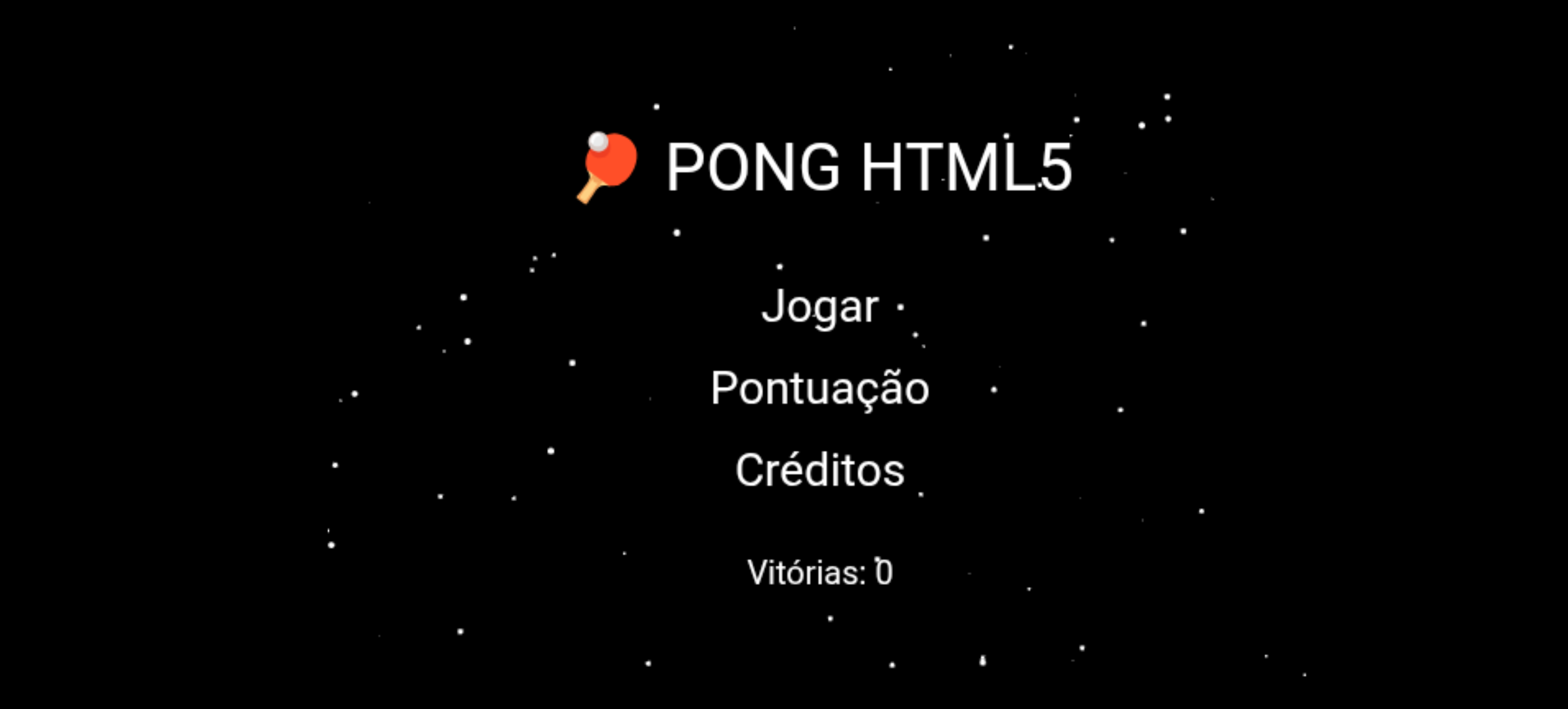 PONG HTML5