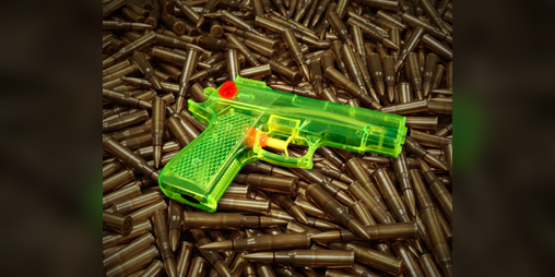 Cover image for The Gun at the End of This Monster