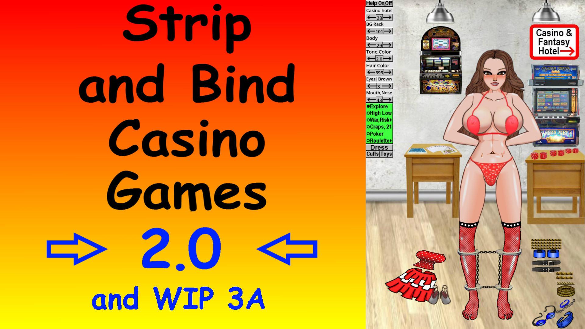Strip And Bind Casino Games 2