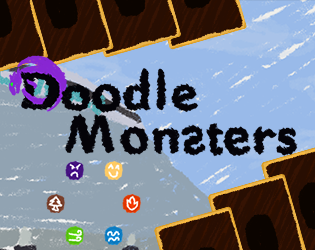 Cover image for Doodle Monsters