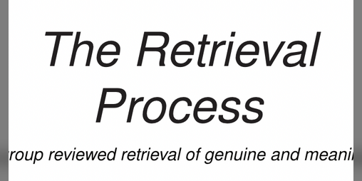 Cover image for The Retrieval Process