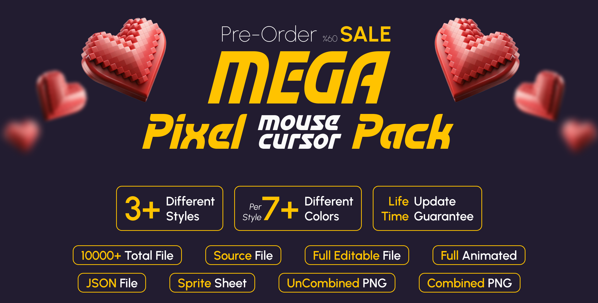 Mega Cursor & Mouse Pack – Pre-Order