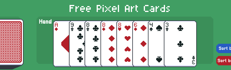 FREE Pixel Art Playing Cards