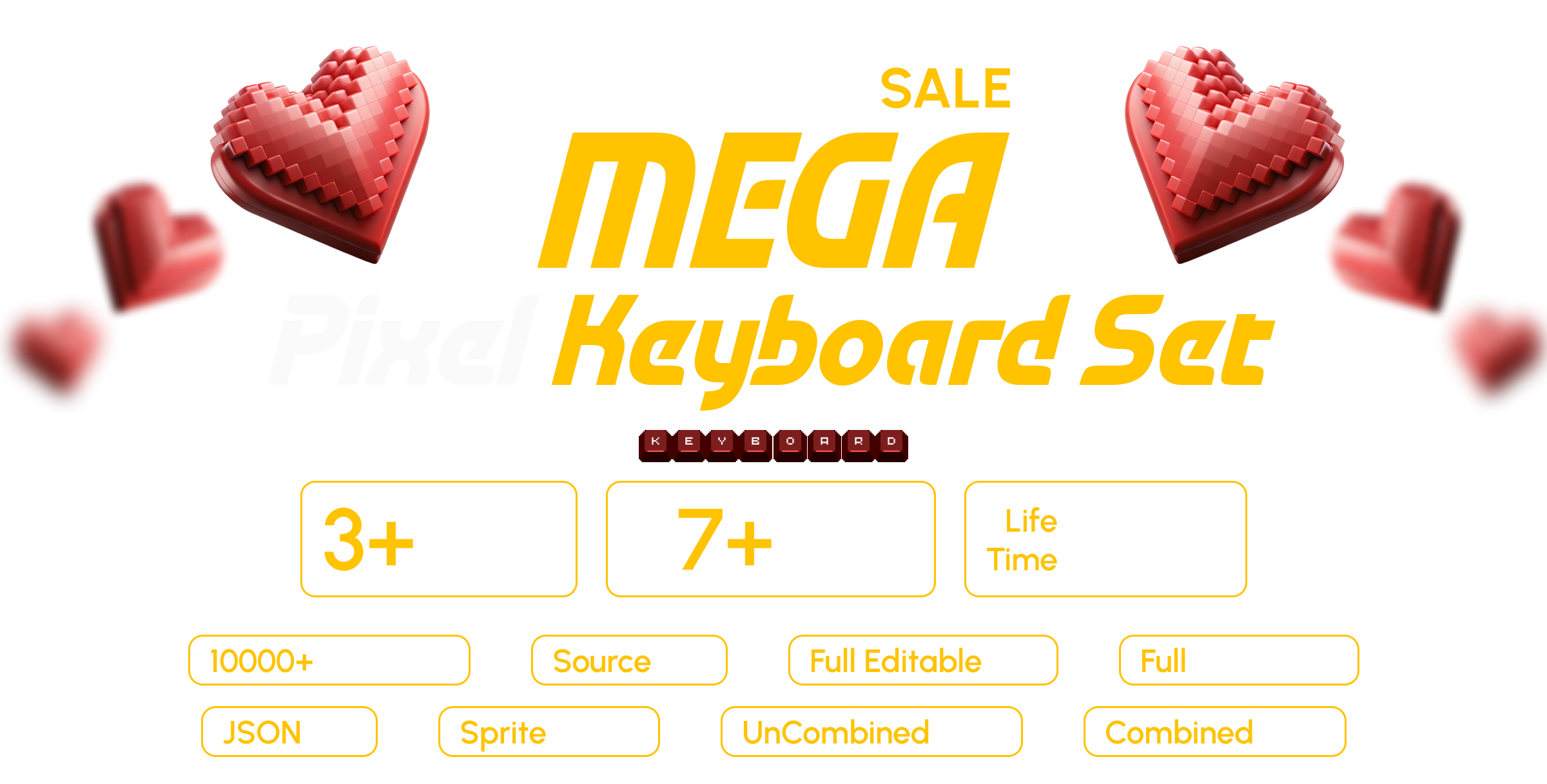 Mega Keyboard Pack – 3+ Styles - Pre-Order