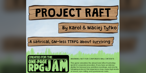 Cover image for Project: Raft