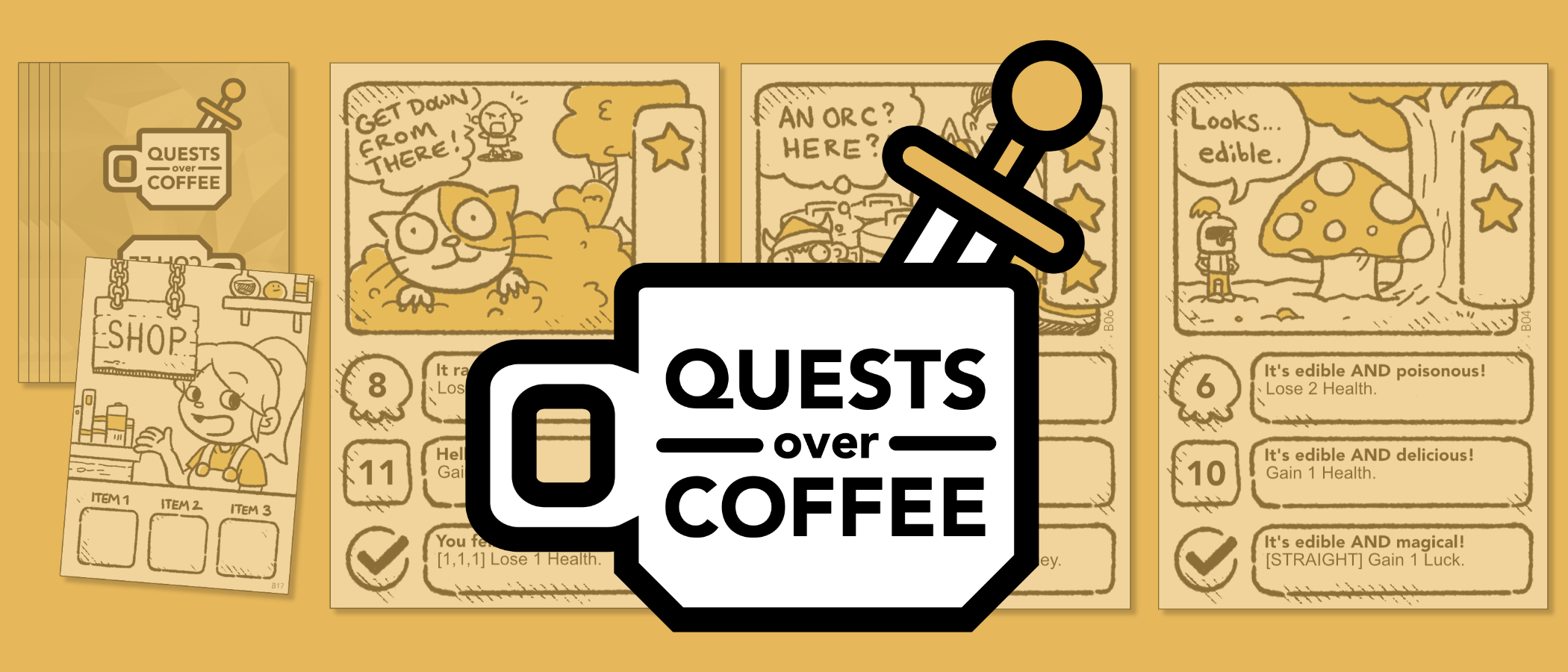 Quests Over Coffee - v1.2 [Localização PT-BR]