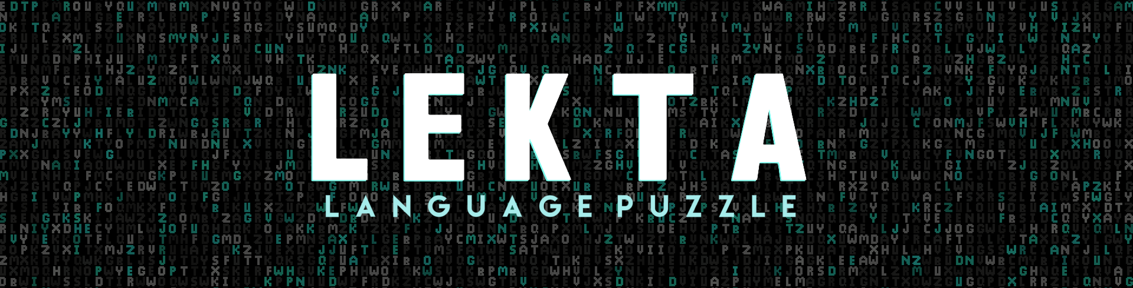 Lekta - language puzzle