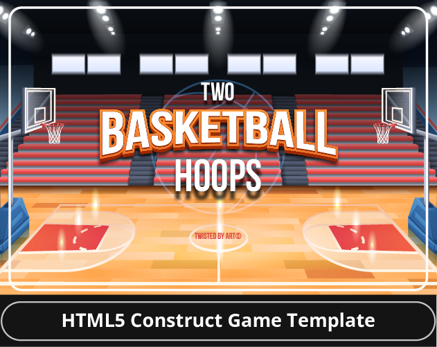 Two Basketball Hoops by Twisted By Art