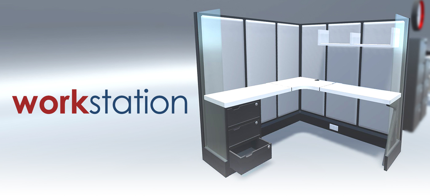 3D Office Cubicle