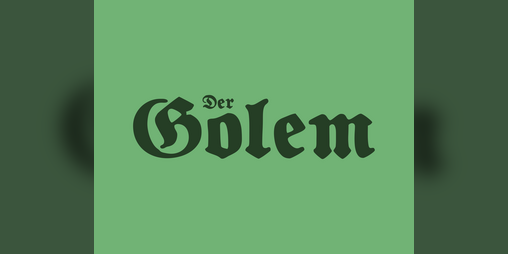 Cover image for Der Golem