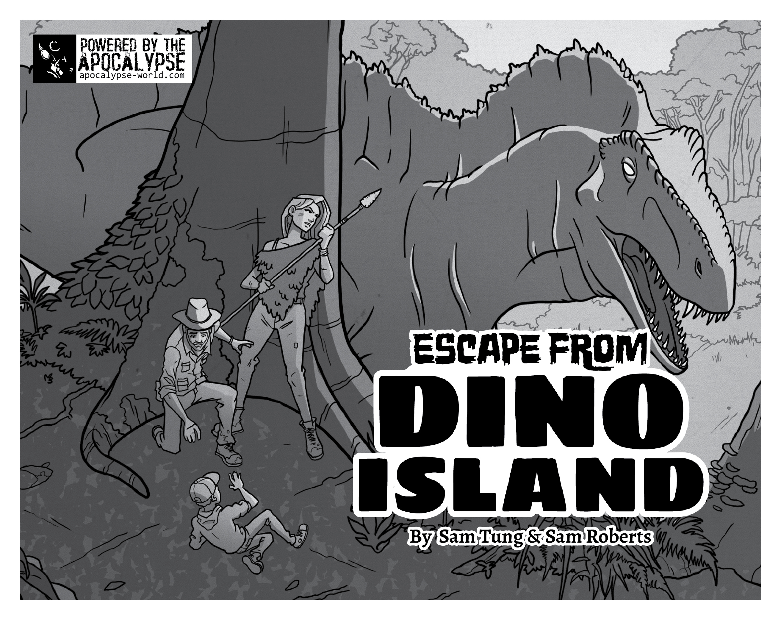 Escape from Dino Island by Sam Roberts, SamTung