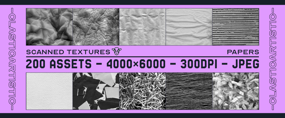 Scanned Textures – Papers