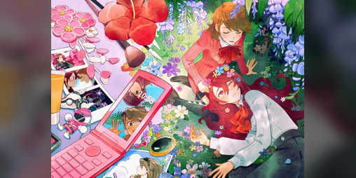 Cover image for Oath of Blossoms - a YukaMitsu Zine