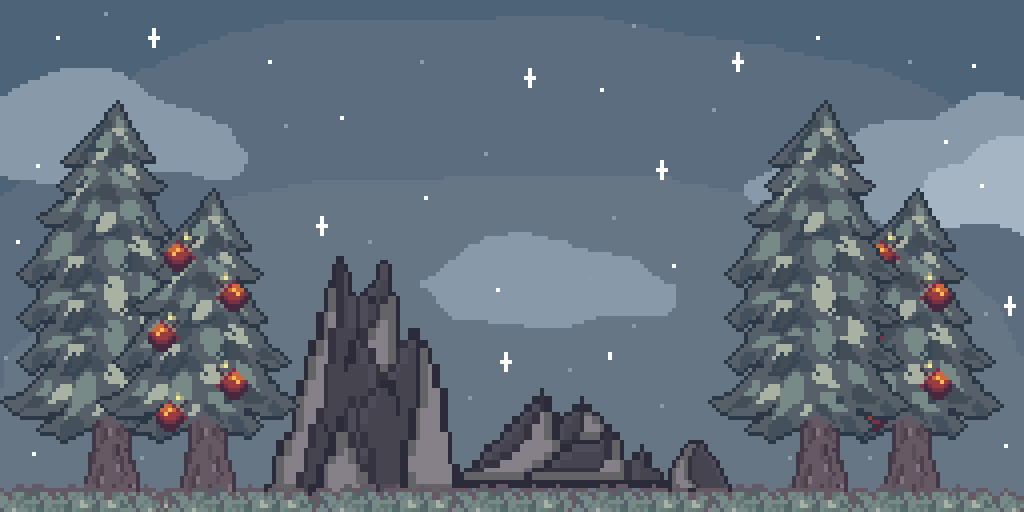 Dark Forest - Sprites - Pixel art