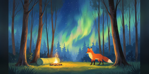 Cover image for The Camp Beneath The Whispering Pines