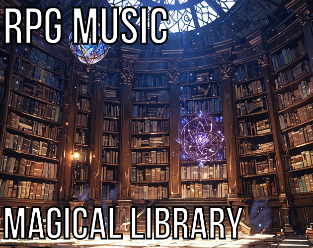 Rpg Library Sign RPG Music【Magical Library】 by climber-ssw