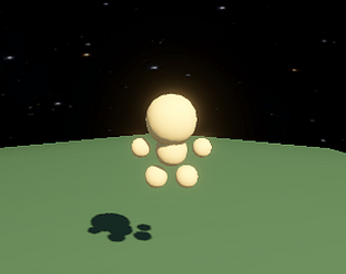 Space dude in space